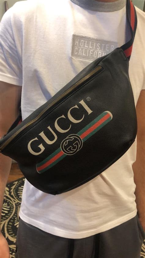 gucci fanny pack real or fake|authentic Gucci fanny pack.